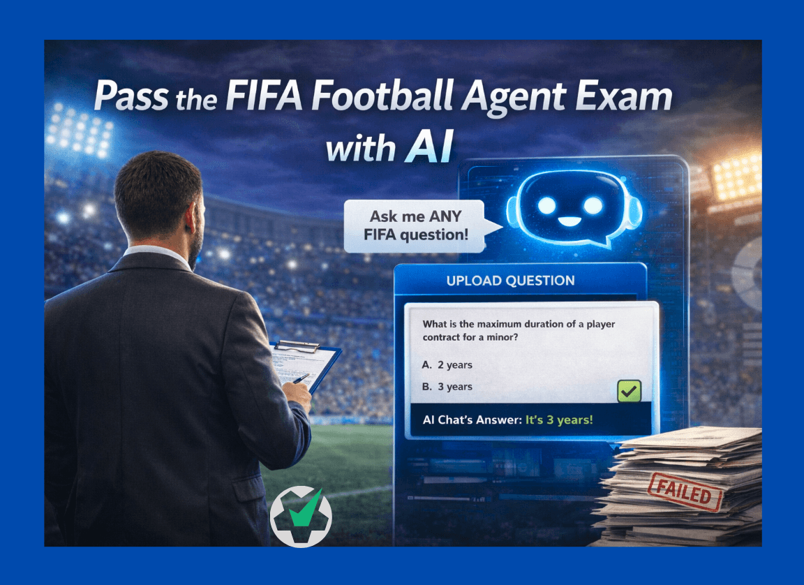 How to pass the FIFA Football Agent Exam with AI?