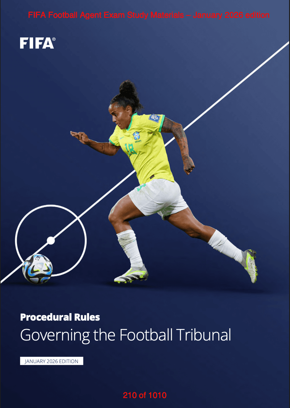 Procedural rules governing the football tribunal